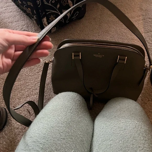 Kate Spade Forest Green Satchel - Picture 3 of 3